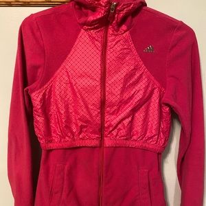 Adidas -pink jacket - size XS